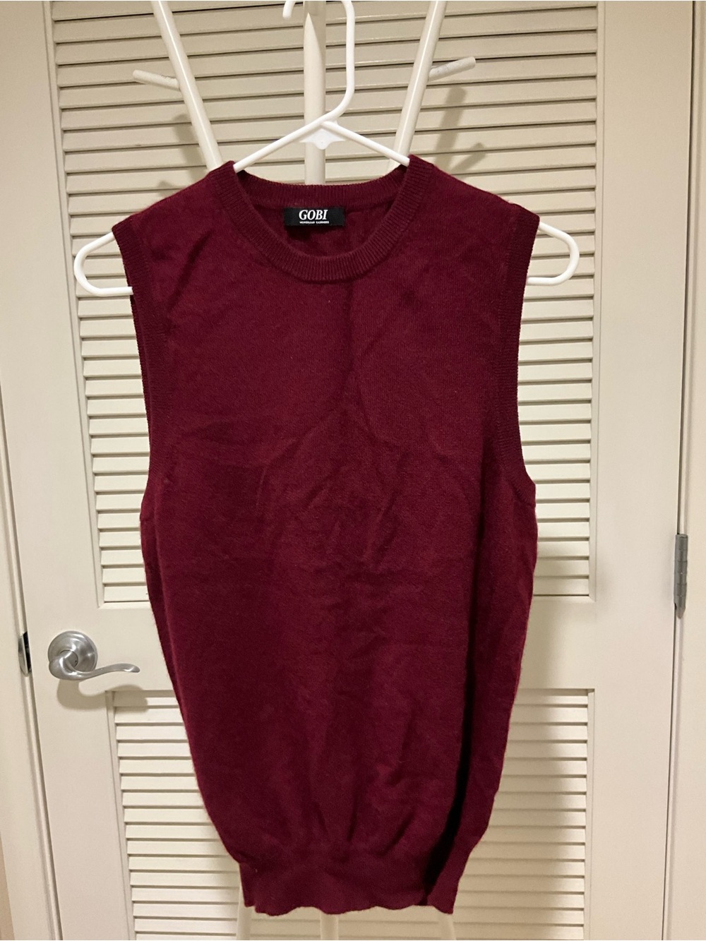 GOBI Mongolian cashmere vest - Burgundy